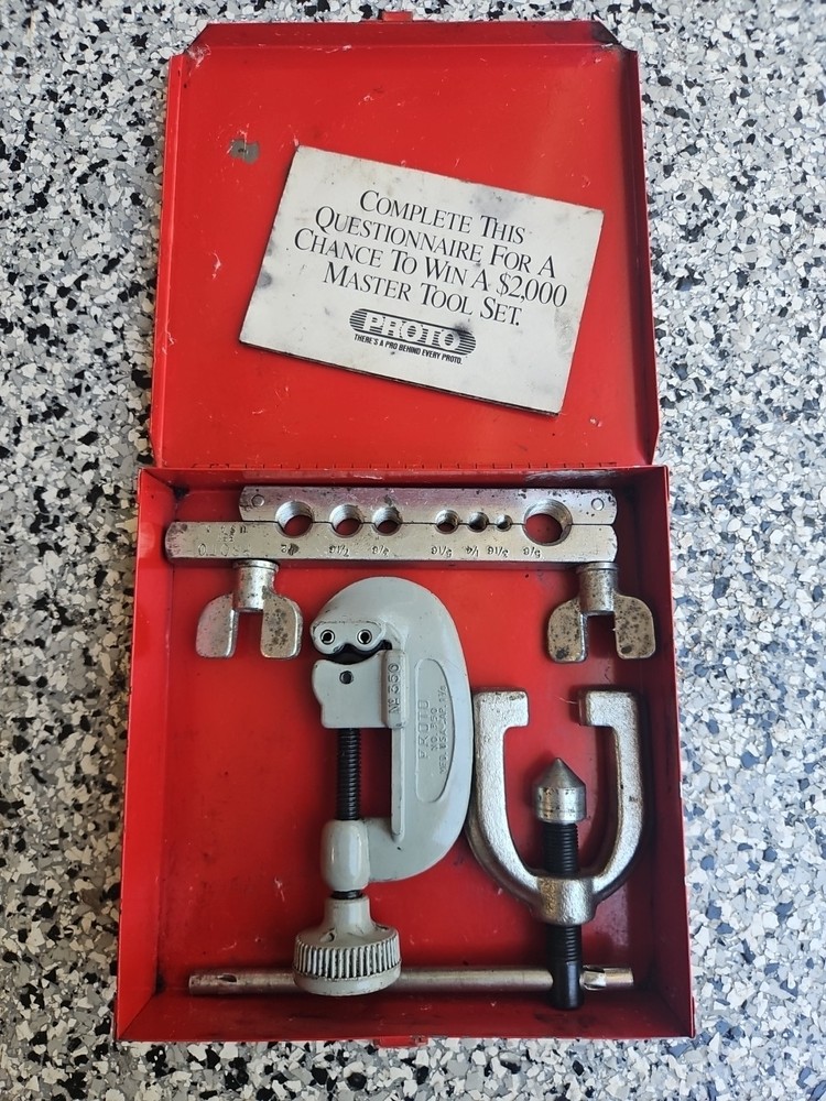 Proto Tube Cutting And Flaring Tool Set.
