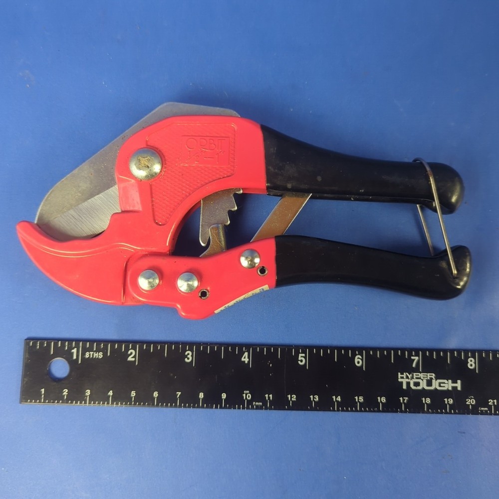 Orbit [26085] 1/2&Prime; to 1&Prime; PVC Pipe Cutting Tool &ndash; Red