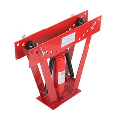 12 Ton Pipe Bender Manual Hydraulic Piping Bending Exhaust Tube Fabric w/6 Dies