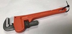 Pittsburgh 10&Prime; Steel Pipe Wrench w/Cast Iron Handle &ndash; Jaw Capacity 1&Prime;- 39642 NEW