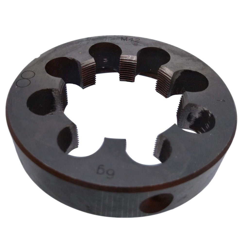 HSS 42mm x 1.0 Metric Die Right Hand Thread M42 x 1mm Pitch Round Die