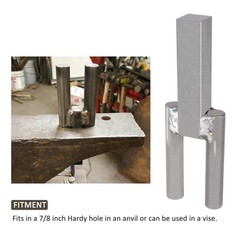 Blacksmith Hardy Anvil Tool 7/8&Prime; hardy Turning Bending Forge Scrolling Twisting