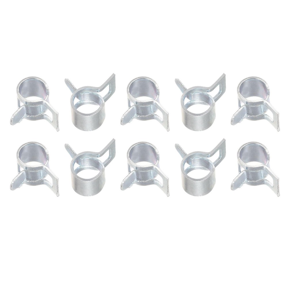 Spring Hose Clamp, 50pcs 65Mn Steel 5mm Low Pressure Air Clip, Zinc Plated