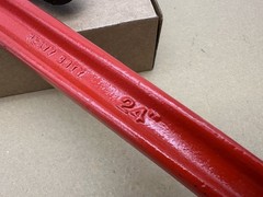 RIDGID 24&Prime; Straight Pipe Wrench Heavy Duty The Ridge Tool Co Made-in-USA Vintage