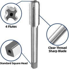 M12 X 1 Tap and Die Set, M12 x 1.0 Machine Thread Tap and Round Die Right Hand