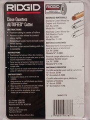 Genuine Ridgid 97787 #117 Mini Tubing Cutter