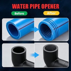 3Pcs Integrated Internal & External Pipe Threading Tool, &lrm;1/2&Prime;+ 3/4&Prime;+1&Prime;