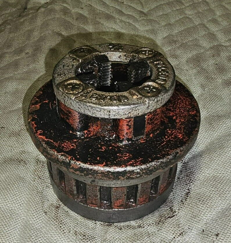 Toledo No. 12 Manual 1/2&Prime; Pipe Threading Die for Ratcheting Threader