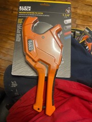 Klein Tools 50044 Precision Ratcheting PVC Cutter 1-1/4-in