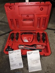 Milwaukee FORCE LOGIC Press Tool 2473-20 w 4 Jaws W Case and Accessories