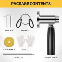 7-Inch inside Pipe Cutter for Pvc Pipe, Cutter Tool Set with Scale Adjustable De