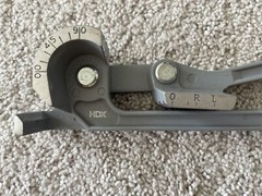 New HDX Lever Style Tube Bender Bends &frac14;&rdquo; &ndash; 3/8&rdquo; #1000 012 503