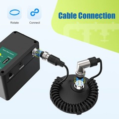 10.1&Prime; 50M Pipe Inspection Camera with 512hz Locator Meter Counter Self-leveling