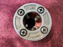 RIDGID 00-R 1/2&rdquo; Die Head, Chipped Teeth
