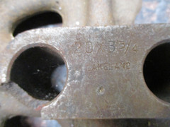 Parker 590527-60 HB632 Tube Bender Radius Block / Die 20&times;3-3/4 (1-1/4&Prime;) Used