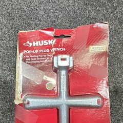 Husky Pop-Up Plug Wrench for Drain Strainers & Pop-Up Plugs 1003 005 297