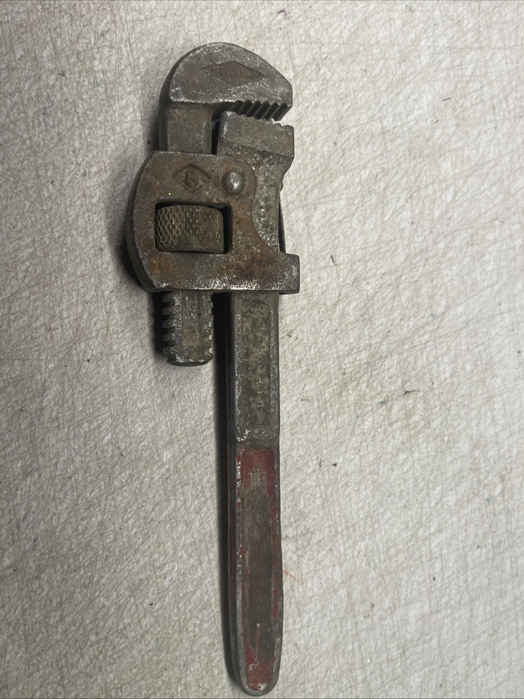 Vintage Stillson 8&Prime; Pipe Wrench Steel Forged Made in USA