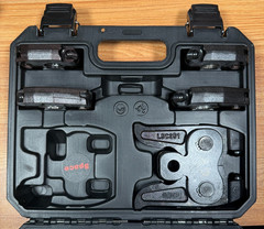 VEVOR 5PCS VUS Pressing Kit, Press Rings (1/2&Prime;, 3/4&Prime;, 1&Prime;, 1-1/4&Prime;) & R8 Jaw 32 KN