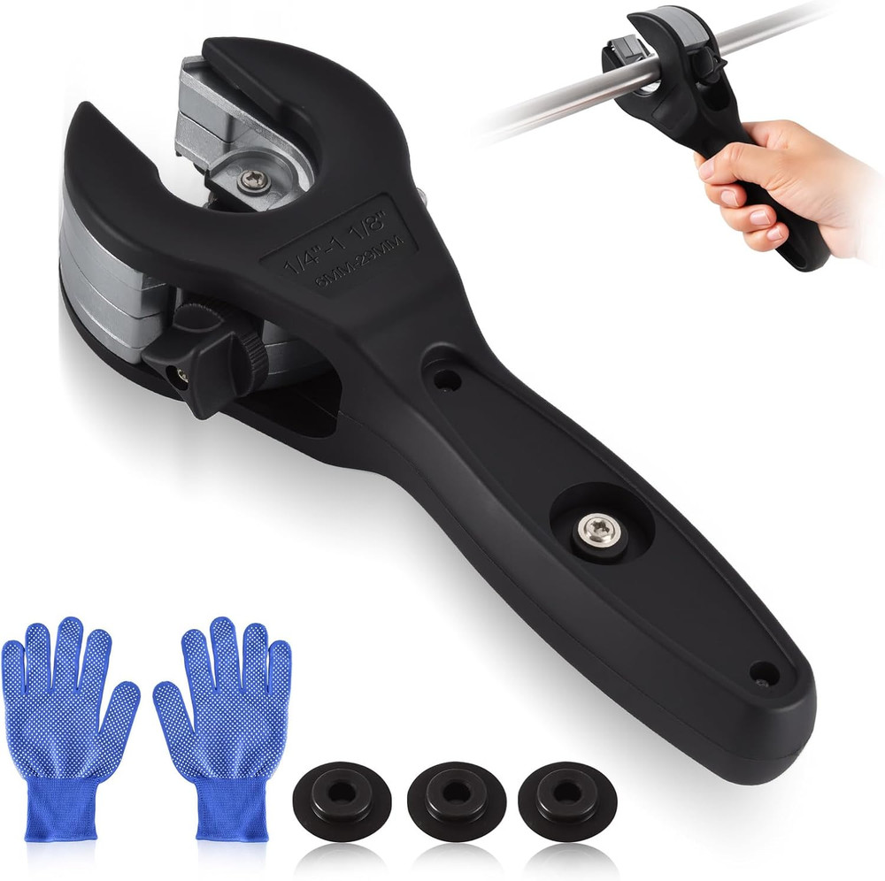 3rd Gen Ratcheting Tube Cutter in Narrow Space, Premium Pipe Cutters(1/4in to