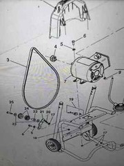 Ridgid 70073 Replacement Drum LOCK WASHER K-400 Drum Machine-OEM RIDGID