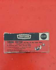Vintage Craftsman USA Model 9- 5533 Tubing Cutter in Box 1/8&Prime; &ndash; 1&Prime; Capacity