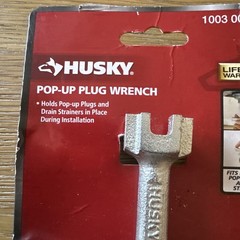 Husky Pop-Up Plug Wrench Drain Holder Tool 1003 005 297 New Open Package