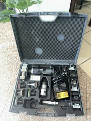 DeWalt Everloc Rehau Pex tool and compression sleeve fitting system 12V kit