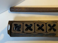 Vintage Craftsman Ratcheting Square Five Die Pipe Threader Set
