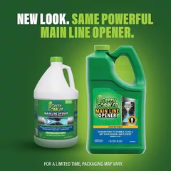 1 Gal. Main Line Opener and Drain Cleaner for Toilet, Tub, Shower and Sink Drain