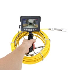50M Handheld Drain Sewer Camera Pipe Inspection Camera 4.3 in DVR 16GB 22MM Lens