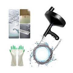 Drainsoon Auger 25 Foot, Plumbing Snake Drain Auger Sink Auger Hair Clog Remo&hellip;
