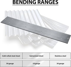 24 Inch Folding Tool Steel Metal Bending Tool Sheet Metal Bender for HVAC