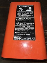 RIDGID B-294 Foot Switch Assembly for Pipe Threader 300 and 535 (36642)