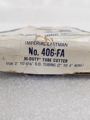 Imperial Eastman 406-FA Adjust-O-Matic Tube Cutter 2&Prime; to 4-1/8&Prime; Made in USA