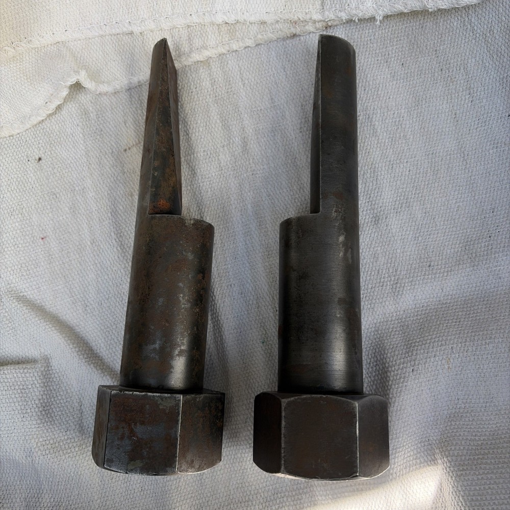 Set Of 2 Petol Titan Flange Pin Alignment Tools Pins 1-1/2&Prime; FT14 Pair Used