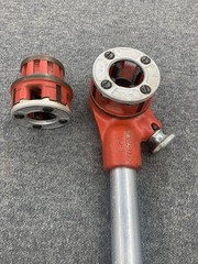 Vintage Rigid pipe threader with 2 dies (1/2 in. & 3/4 In.)
