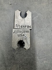Vtg Greenfield Little Giant No. 380 Adjustable Die Set 5/16 NF 24