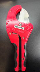 SUPERIOR 37116 PVC PIPE TUBING 2 1/2&Prime; RATCHETING PVC CUTTERS TOOL. PLEASE READ