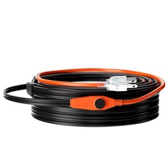 Pipe Heating Cable, 80FT 7W/FT Heat Tape for Pipes with Built-in Thermostat, Wat