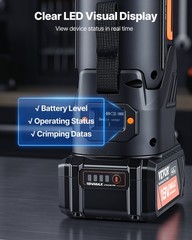 VEVOR 18V Press Tool 32KN Electric Crimping Tool for 1/2&Prime; to 2&Prime; Copper Pipes