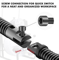 Drain Snake Drill Attachments,8-Piece Drain Cleaner Combination Cutter Heads, Us