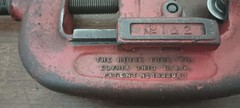Ridgid No. 1 & 2 Heavy Duty 1/8&Prime; to 2&Prime; Inch Pipe Cutter Rigid Cleaned Oiled