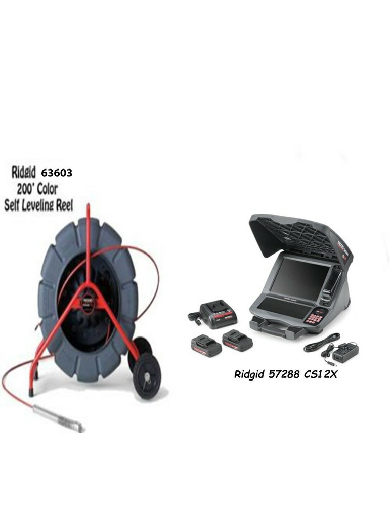 Ridgid 200&prime; Standard 35mm SL T(63603) and (57288) CS12X w/ batteries and charger