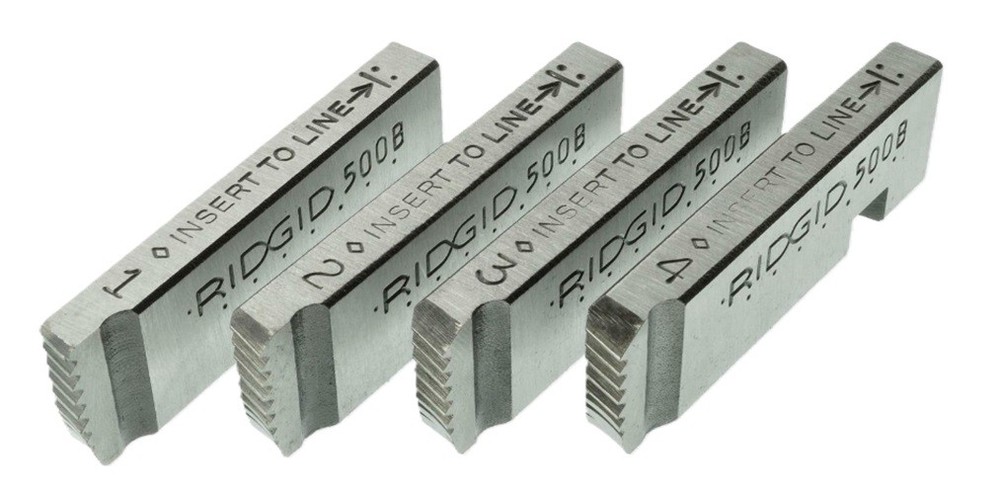 Ridgid 48655 500B Style Bolt Threader Dies, RH High-Speed 1 1/8&Prime;-7 UNC
