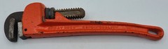 Vintage Great Neck 13&rdquo; Pipe Tool Monkey Wrench PW14 Forged Steel Heavy Duty READ