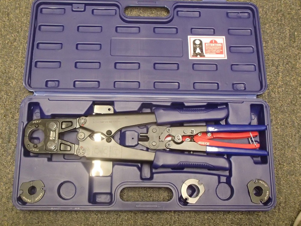 iCrimp F1807 PEX Crimper: Complete Tool Kit for Efficient Copper Connections