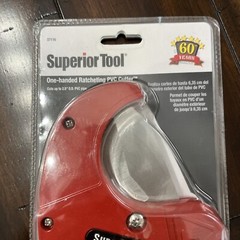SUPERIOR TOOL ONE HANDED RATCHETING CUTTER #37116 * NEW *