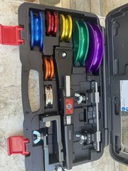 RIDGID PATENTED Manual Pipe Bender Kit for 1/8-3/8 in Dies Aluminum Copper Steel