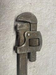 Vintage Stillson 8&Prime; Pipe Wrench Steel Forged Made in USA