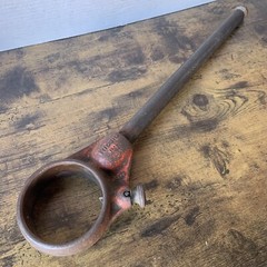 Ridgid 12-R D-286 Pipe Threader Die Head Ratchet & Handle Excellent Condition